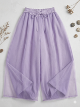Pantaloni balloon "Gingham Aura" in Doppio Strato