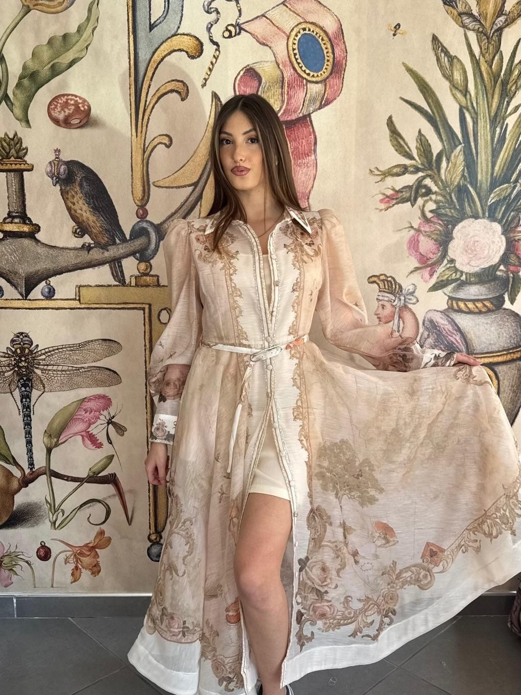 Abito Lungo Secret Garden