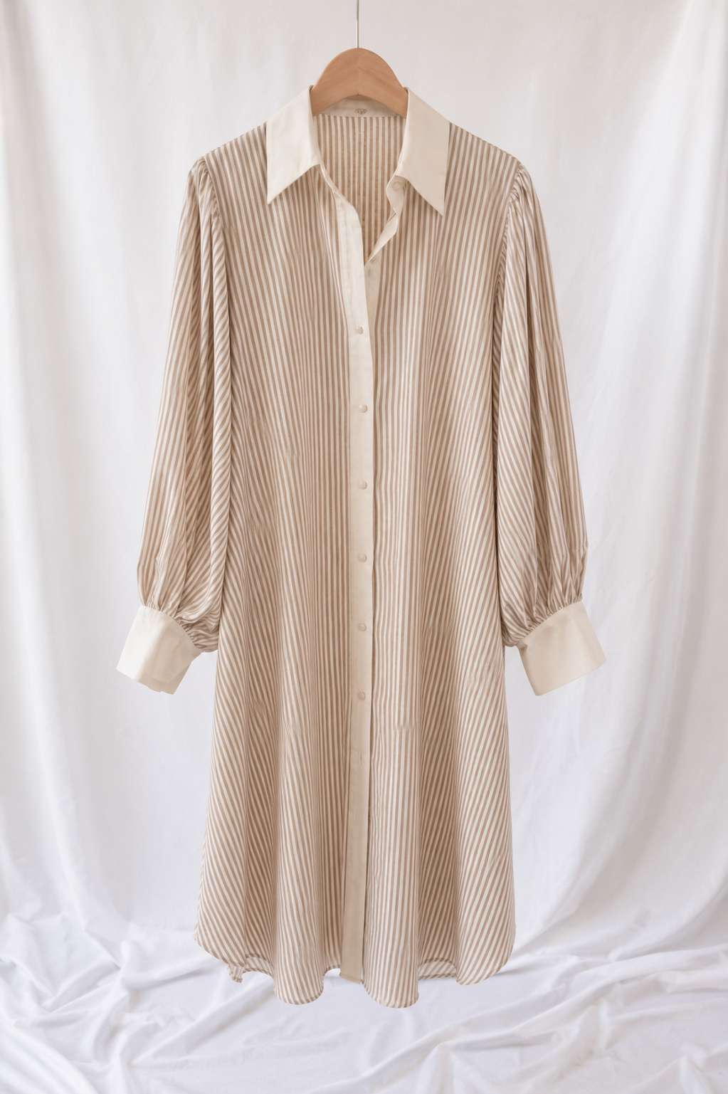 Camicione “Soft Riviera” con Cintura e Gonna a Ruota